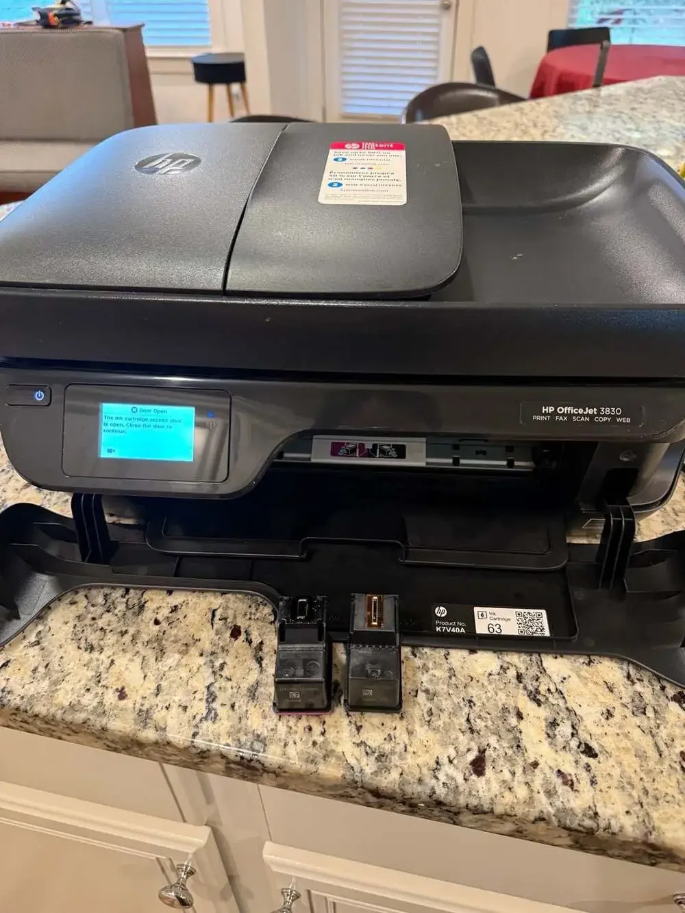 HP OfficeJet 3830 All-In-One Wireless Inkjet Printer Parts only